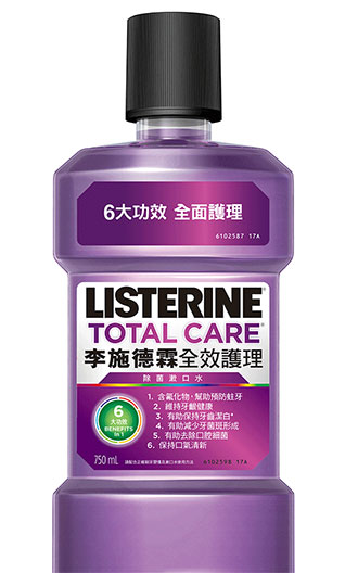 LISTERINE® TOTAL CARE fluoride-containing Anticavity Mouthwash